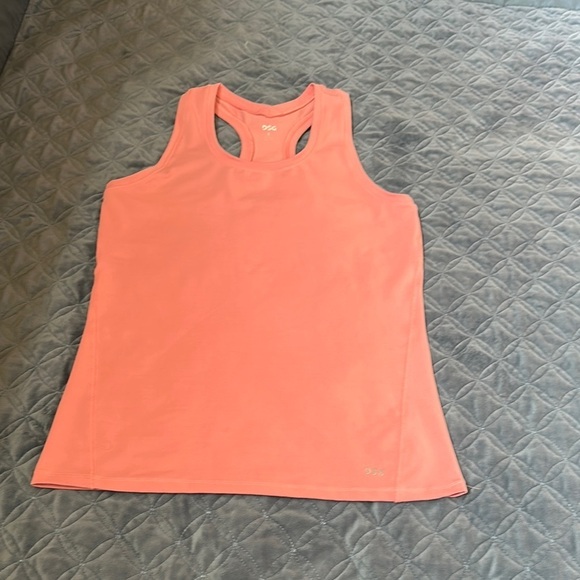DSG Orange and Pink Fitted Sleeveless Tank Top - Picture 4 of 8